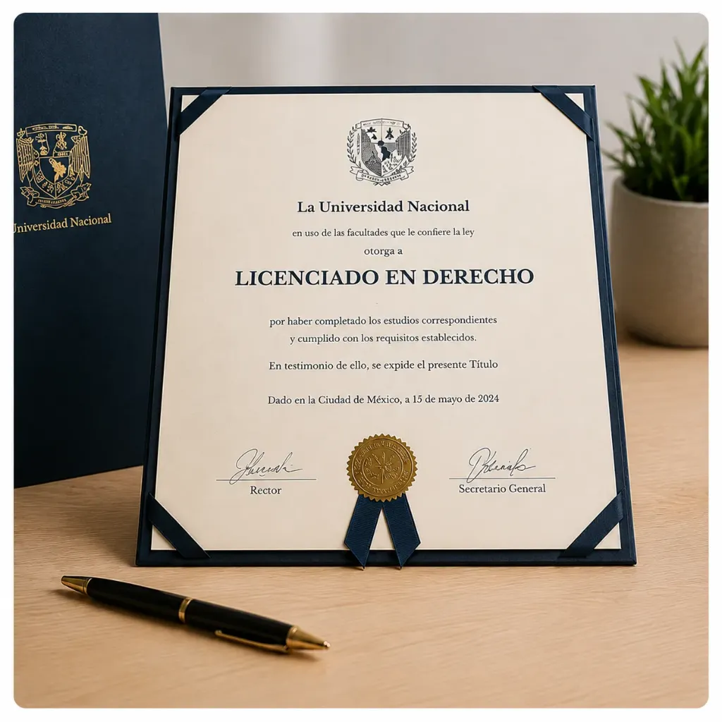 [178] Derecho de Titulo de Licenciatura Electronico